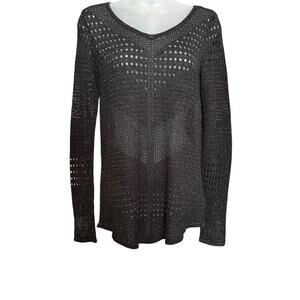 Jennifer Lopez Women's Black Sweater Size M